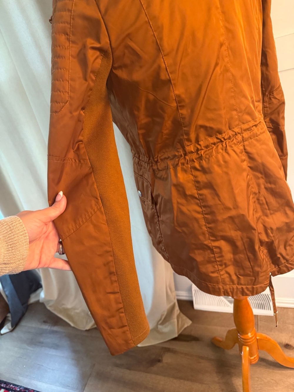BCBGeneration Rust Utility Jacket with Zip Pockets - Picture 8 of 12
